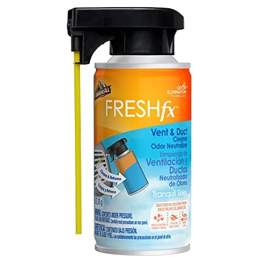 Armor All Car Air Freshener and Cleaner - Odor Eliminator for Cars & Truck, Freshfx Tranquil Skies, 5 Fl Oz Vent & Duct, 18546
