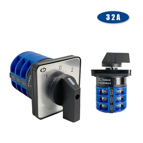 Interrupteur rotatif LW26 sélecteur triphasé robuste 690V 25A