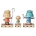 Enesco Peanuts by Jim Shore Christmas Pageant Three Sheperds Figurine Set, 4.5 Inch, Multicolor
