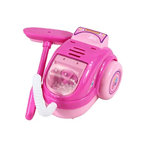 Aspirapolvere Giocattolo Con Vera Aspirazione - Per Bambini Dai 2 Anni, Con 3 Testine E Musica, Gioco Di Simulazione Pulizia