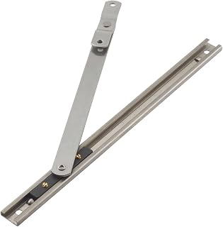 Ironmongery Solutions® Casement Restrictor Stay for uPVC, Aluminium & Timber Windows – Safety-Controlled Stainless Steel Hardware Fittings Included (10" (262mm))