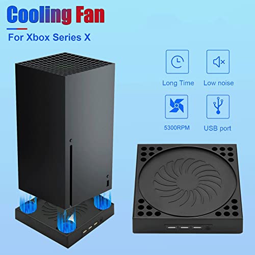 5V2.6A Console Cooling Fan Vertical Stand USB Cooler Accessories For Xbox Series X