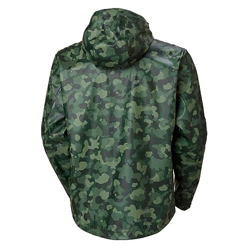 Image of Helly-Hansen mens Moss Hooded Waterproof Windproof Raincoat Jacket