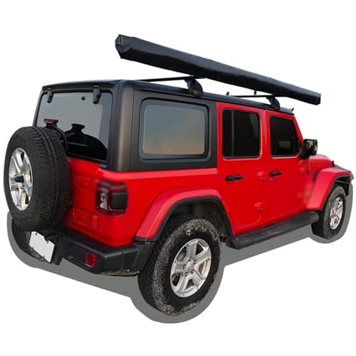 Waterproof Car Awning Sun Shelter for Camping, Rooftop Pull-Out Retractable Vehicle Awning Tent, Height Adjustable, Suitable for Truck, SUV, Van, Campers - Image 3