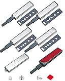Drucktüröffner Push to Open Türöffner Jiayi 6 Stück Drucköffner Schrank Push Open Magnet Tip On für Türen Push to Open Schrank Tip on Beschlag Schubladen Drucköffner Schranktür Drucktüröffner Magnet