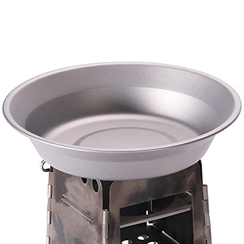 Atiap Titanium Bowl Pan Plate Dish 500Ml With Carry Bag Outdoor Camping Lightweight Tableware #TOP3