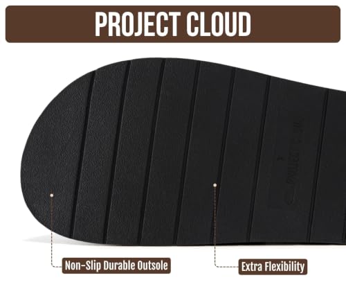 Image of Project Cloud 100% Genuine Leather Womens Clogs - Plush & Soft Insole with Arch Support Non Slip Mules & Clogs for Women Footwear - Water Resistant Women Shoes (Foamy)
