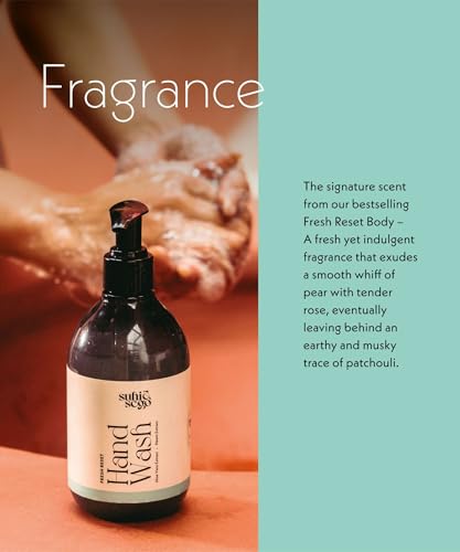 Image of Suhi & Sego Fresh Reset Hand Wash | Gentle, Moisturizing Liquid Soap with Neem & Aloe Vera | Refreshing Pear & Rose Fragrance | For All Skin Types | 300ml