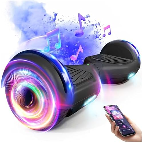 SISIGAD Scooter, 6.5" Flash Wheels & Corlorful LED Lights, All for Girls Boys Kids Ages 6+
