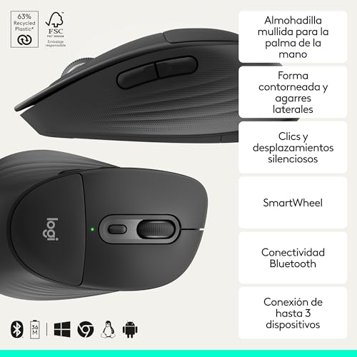 Miniatura 3 de Logitech Signature Comfort Plus M850 L, ratón inalámbrico
