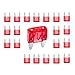 Kodobo 100 Pack Auto Fuses 10 AMP APM/ATM 32V Mini Blade Style Fuses 10A Short Circuit Protection Car Fuse - 100Pack