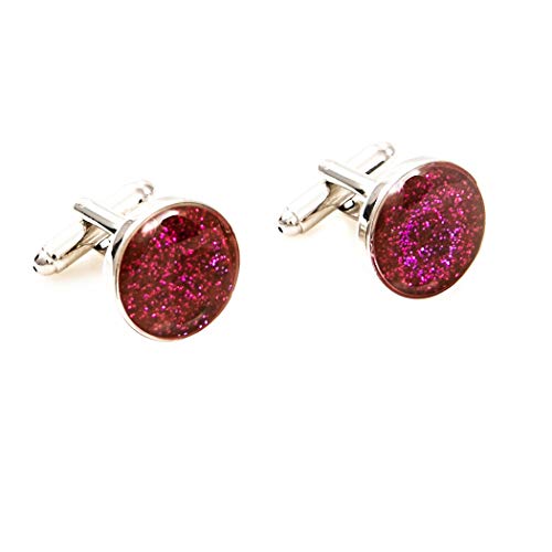 Mrcuff Red Diamond Dust Formal Set Cufflinks In Presentation Gift Box & Polishing Cloth #TOP2