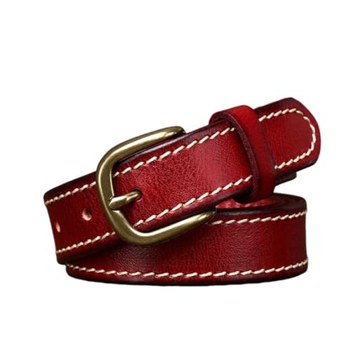 Ceinture fine en cuir ajustable pour femme de qualité supérieure en épaisseur 4 mm