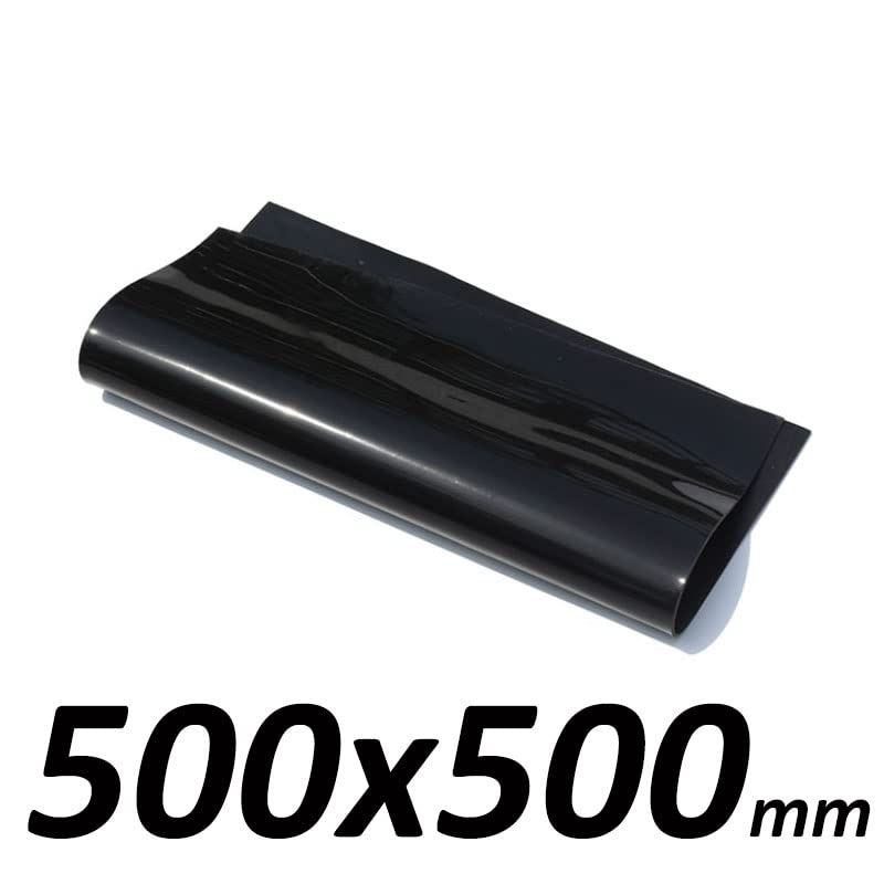 Red/Black/Clear Anti-Slip Silicone Rubber Gasket, Thickness 0.5/1/1.5/2/3/4/5mm 20 * 20inch, for Oil Seals 1pc(Black,1mm)