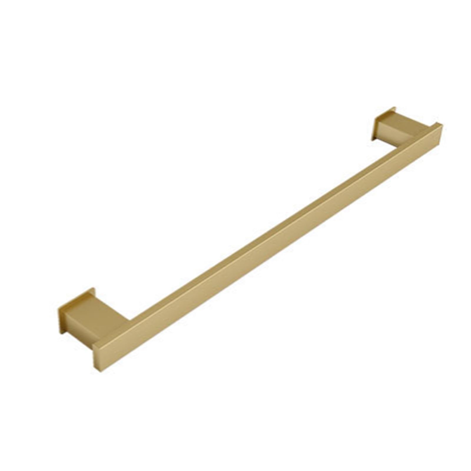 Towel Rail Wall Mounted Bathroom Towel Rack No Punch Wall-mounted Toilet Shelf for Bathroom(Gold,50cm)