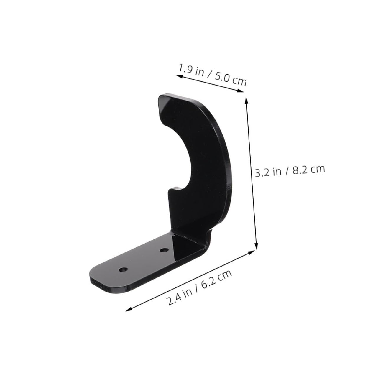 POPETPOP 4 Pairs Baseball Bat Stand Bat Rack for Storage Baseball Bat Hangers for Wall Bat Holder Wall Mount Bat Stand for Home Hockey Bat Rack Softball Bat Stand Black Metal