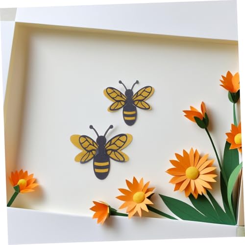 Vinilos decorativos 3D abejas removibles set 12 miniatura 6