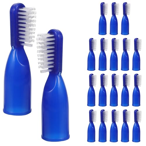 Housoutil Mini Brosse à Dents de Prison 20 Pièces Manche Antidérapant en Pp et Tête Large pour Détenus Centres de Détention