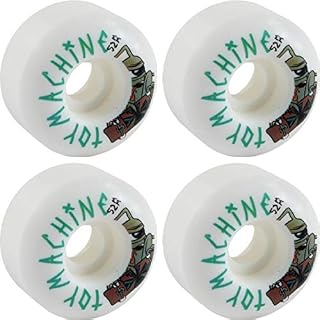 Sect Skater White Skateboard Wheels - 52mm 99a (Set of 4)