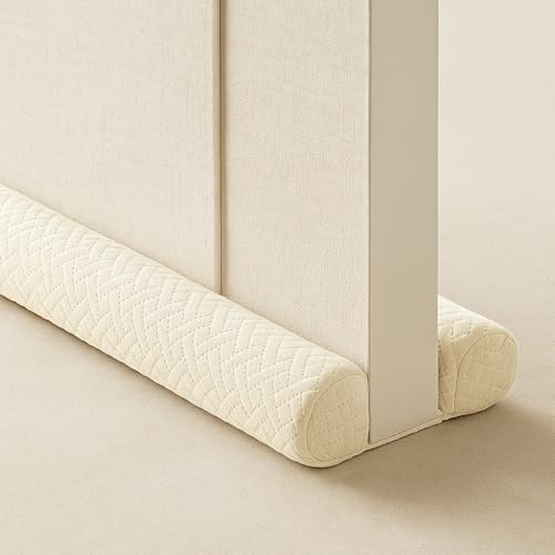 Ciieyuo Velvet Under Door Draft Stopper, Noise Blocker...