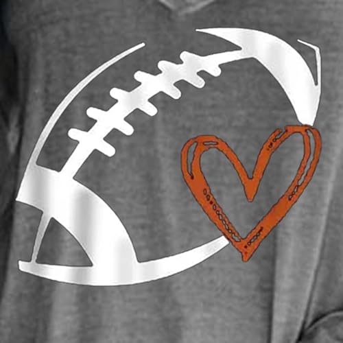 Game Day Sweatshirt Women Football Shirts Casual Graphic Pullover Tops — view 4