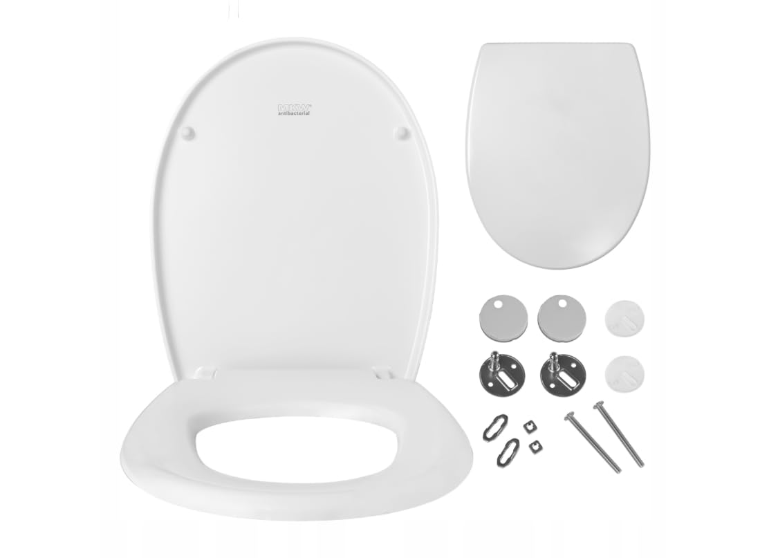 Ramm WC-Sitz passend G. Allia Paris,weiß, SoftClose, für Toilettenschüssel 52 cm