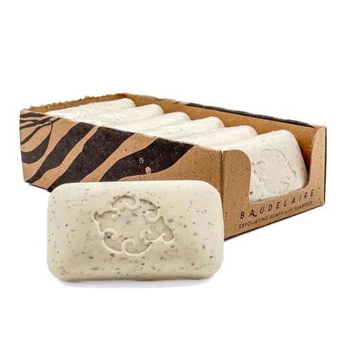 Baudelaire Exfoliating Mint Loofa Soap 6-Pack