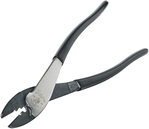 Miniatura 5 de Klein Tools Herramienta de corteprensado 1006, fabricada en Estados Unidos, engarza terminales y conectores sin soldadura de 10 a 22 AWG, con