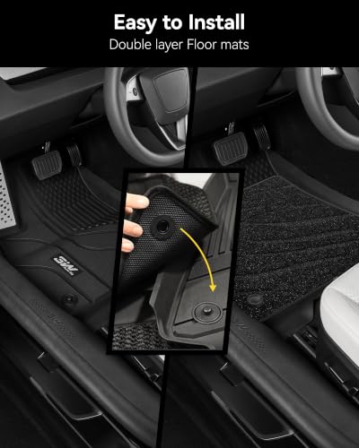 Image of 3W Tesla Model 3 Highland 2024-2026 Floor Mats & Cargo Liner