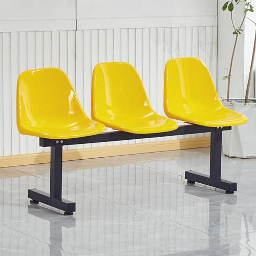 Conjunto de Bancos para Sala de Espera de Oficina, sillas de recepción y Asientos para vestíbulos de aeropuertos, hospitales, Bancos y barberías: diseño cómodo, Duradero y Moderno para los c