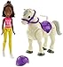 Barbie On The Go White Pony and Pink Fashion Doll