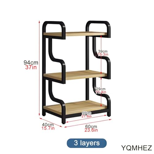 Meuble rack audio blanc et teck pour salon moderne et studio DJ - 8