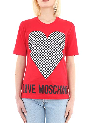 Love Moschino Short Sleeve Jersey T-Shirt_Heart &