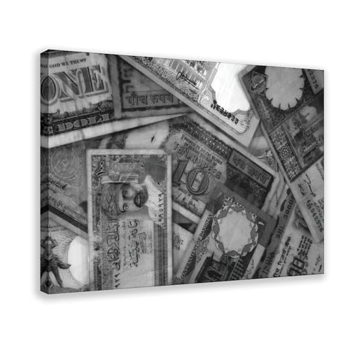 Impression sur toile pour bureau et salon, affiche rétro noire et blanche format 20x30 cm