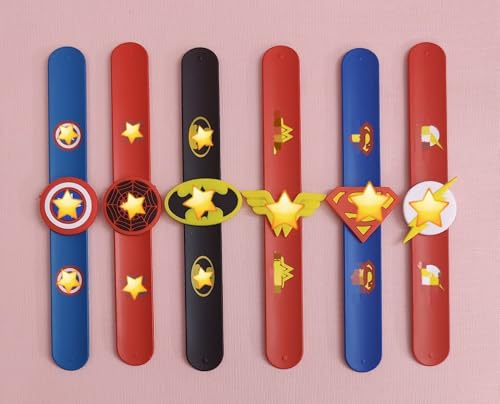 Image of TERA 13 Wrist Band, Silicone Wristbands for Kids, Slap Bracelets for Boys and Girls, Snap Bracelet Bands for Party Theme, Party Favor Gifts for Kids (Multicolour) (2 (Pcs))
