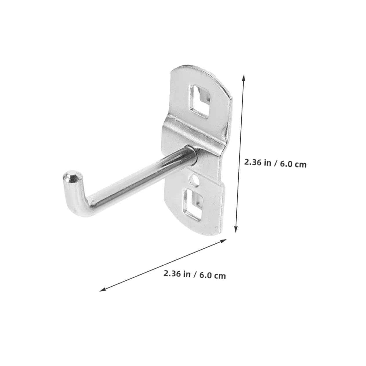 ERINGOGO 12pcs Heavy Duty Metal Pegboard Hooks Tool Organizer for Garage Storage Quick Installation High Load Capacity for Tools and Equipment Display