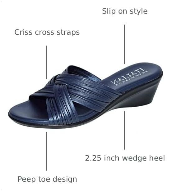 Image of ITALIAN Shoemakers Women's Saylor Wedge Sandal