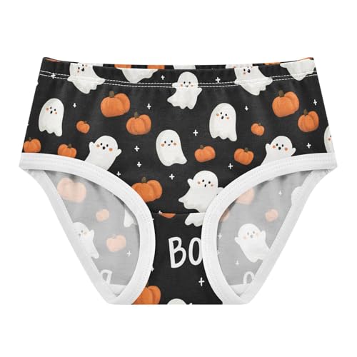 Girls Underwear Soft Cotton Halloween Ghosts Kids Panties in Sizes 2/3t, 4t, 5t, 6 and 8