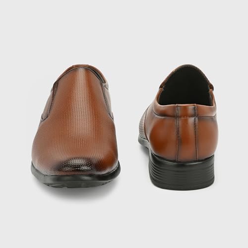 Image of Centrino Formal Shoes for Men | Lightweight Comfortable Office Shoes for Man Stylish | Cushioned Insole Lace-Up Shoes for Men | Durable TPR Sole | Trendy Classic Design Footwear for Men (8114)