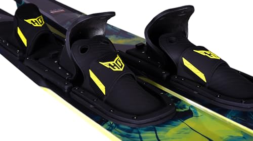 image for HO Sports Freeride Combo Waterskis with Adjustable Horseshoe Bindings,
