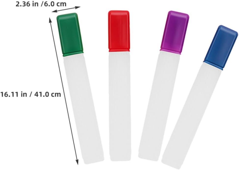 4pcs Plastic Knitting Needle Storage Tube for Travel and Crafting
