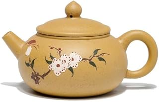 ADERFETBI Tetera Hierro Fundido Tetera de Arcilla púrpura de 200ml, Tetera China, cafetera, Tetera doméstica, Tetera Retro con Filtro Juego de Te