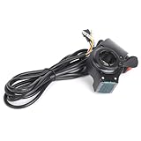 Medidor de Energía de Bicicleta, Medidor de Potencia de Ciclismo para Pulgar para Bicicleta del Acelerador LCD Medidor de Energía Digital Pantalla de Voltaje Digital en Tiempo Real para Vehículo