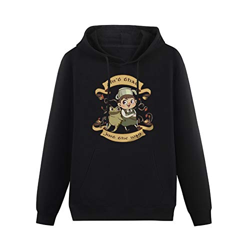 XIAOYE Over The Garden Wall Wirt Greg Beatrice Printed Hoodie Mens Pullover Sweatshirt Black S-3XL, Preto