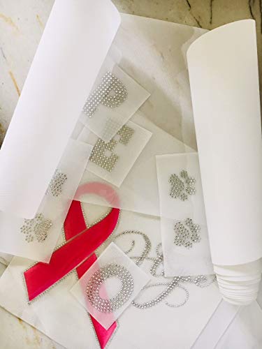 10 Ft x 12 inch Roll Hot Fix Rhinestones Transfer Film Paper - ThreadNanny - Thumbnail 5