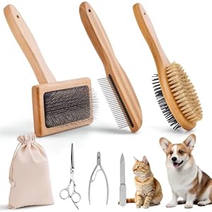 Doggroomingbrushkitdesheddingdogbrushforsheddingshorthairdogswithpetnailclipperandfiletwosidedpetbrushesfordogsremovingdirtloosehair7pcsblack Urban Country Home Decor Dog grooming brush kitdeshedding dog brush for shedding short hair dogs with pet nail clipper and file two sided pet brushes for dogs removing dirt loose hair7pcs black urban country home decor