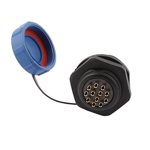 Aexit Conector para audio y video 12 polos SP2112/P miniatura 2