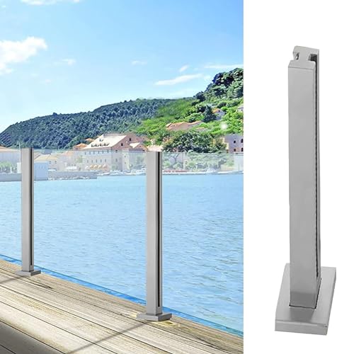 Poteau de garde-corps résistant au vent pour clôture de terrasse
