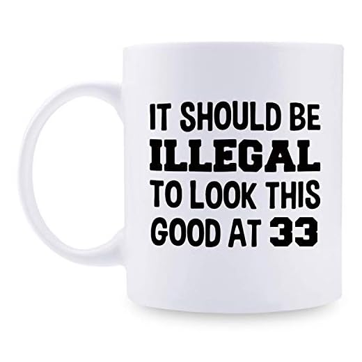 Regalos de cumpleaños número 33 para hombres - Regalos de cumpleaños de 1986 para hombres, regalos de cumpleaños de 33 años Taza de café para papá, esposo, amigo, hermano, él, colega, compañero de tra