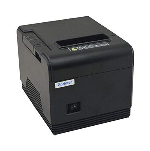 Ззаду і збоку view of the X Printer XP-Q600 Thermal Receipt Printer, showing connectivity ports.